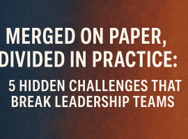Merged on Paper Divided in Practice