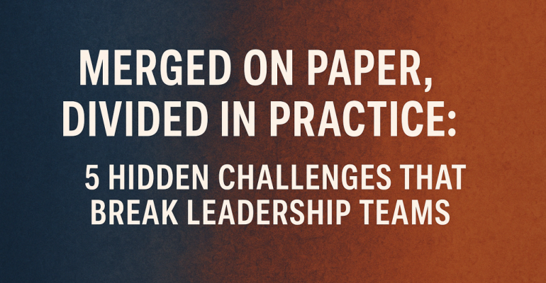 Merged on Paper Divided in Practice